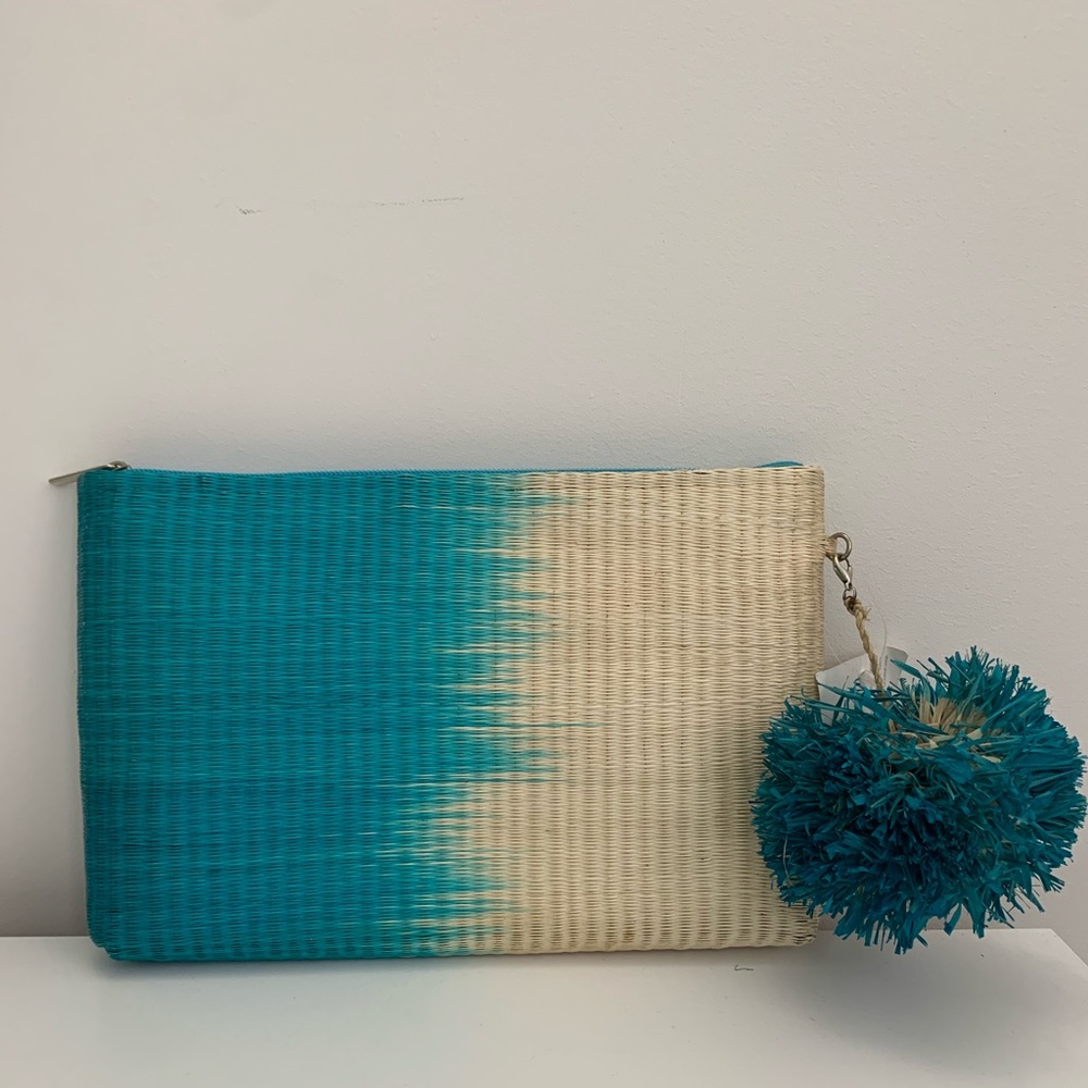 Jenny Polanco Raffia clutch